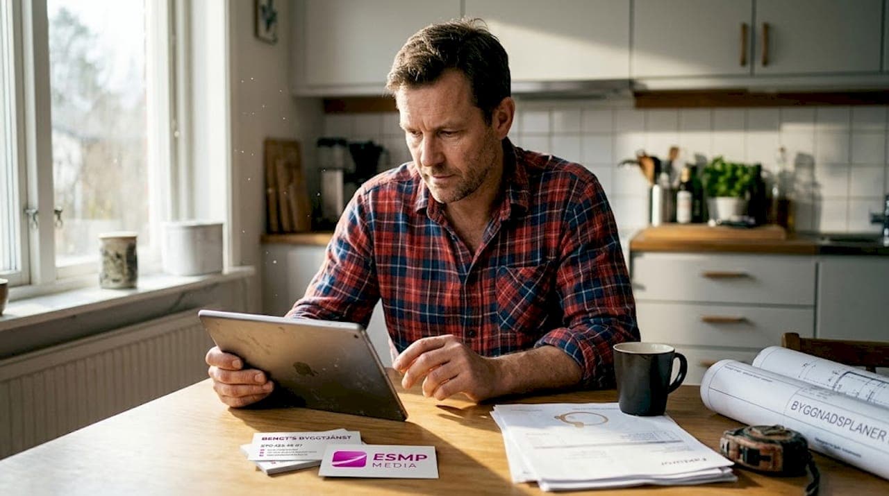 Välj rätt typ av webbplats för bygg- och hantverksföretag